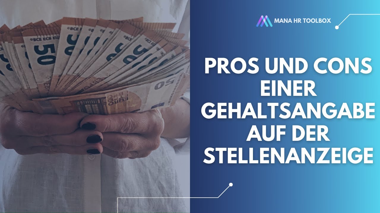 Vor- und Nachteile einer Gehaltsangabe auf der Stellenanzeige